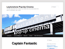 Tablet Screenshot of leytonstonefilmclub.com